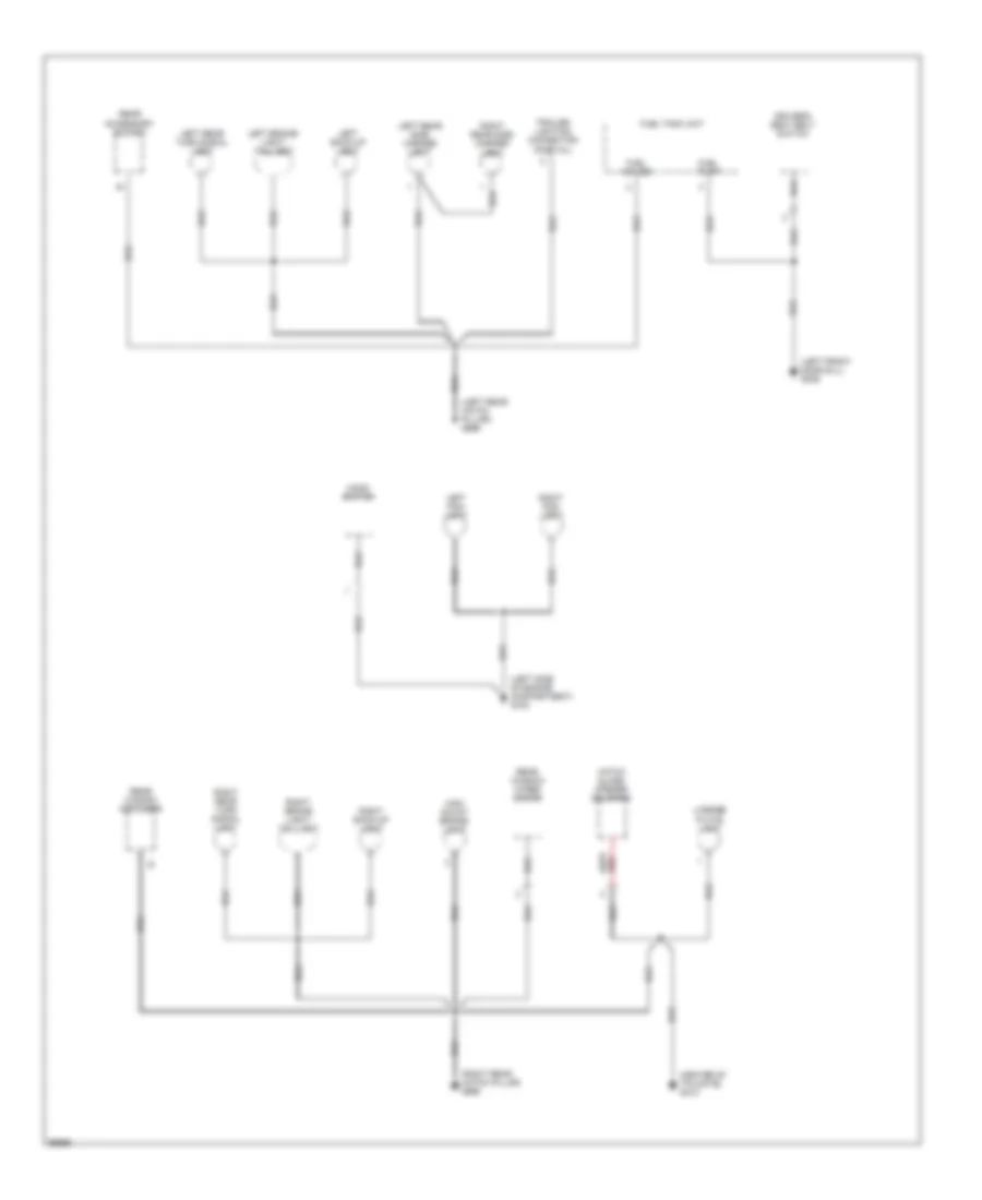Ground Distribution Wiring Diagram 3 of 3 for Honda CR V LX 1997