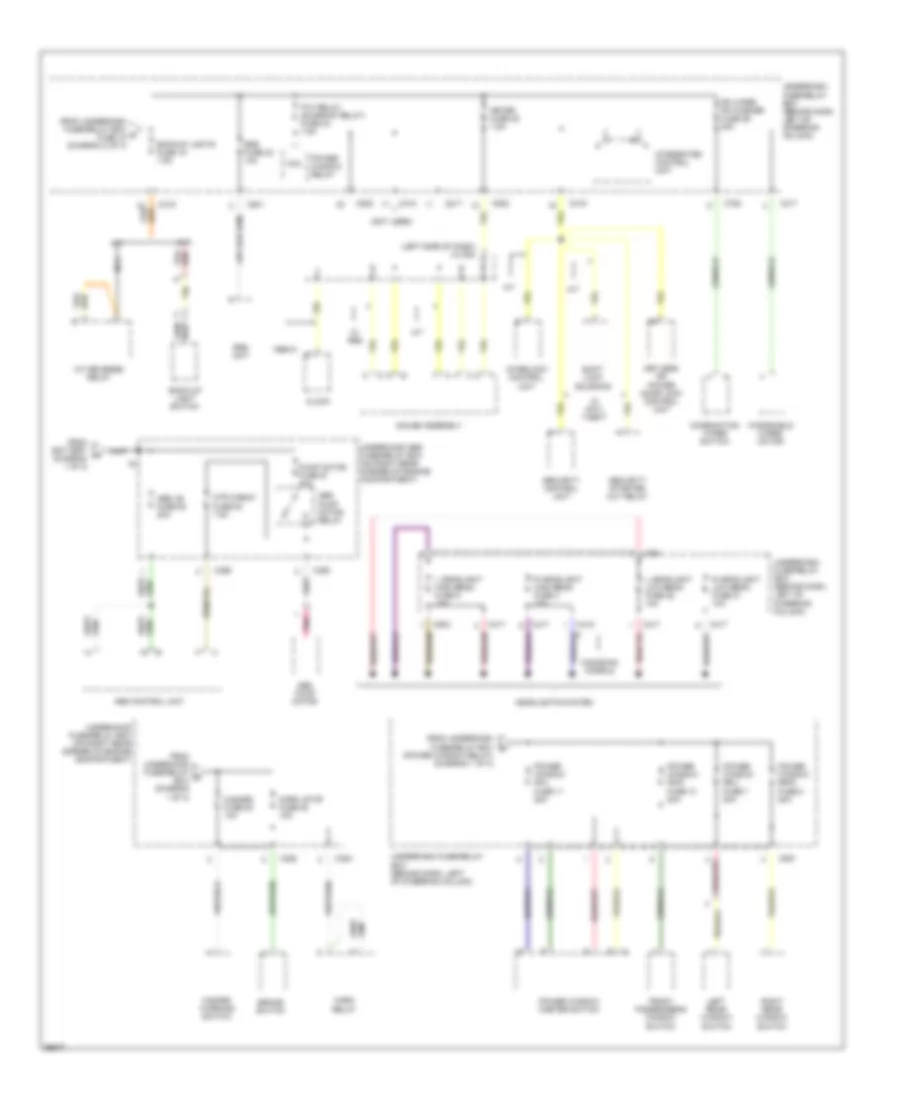 Power Distribution Wiring Diagram 3 of 3 for Honda CR V LX 1997