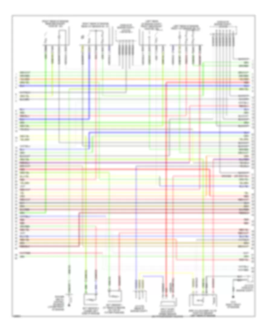 3.5L, Engine Performance Wiring Diagram (6 of 7) for Honda Ridgeline RTL 2011