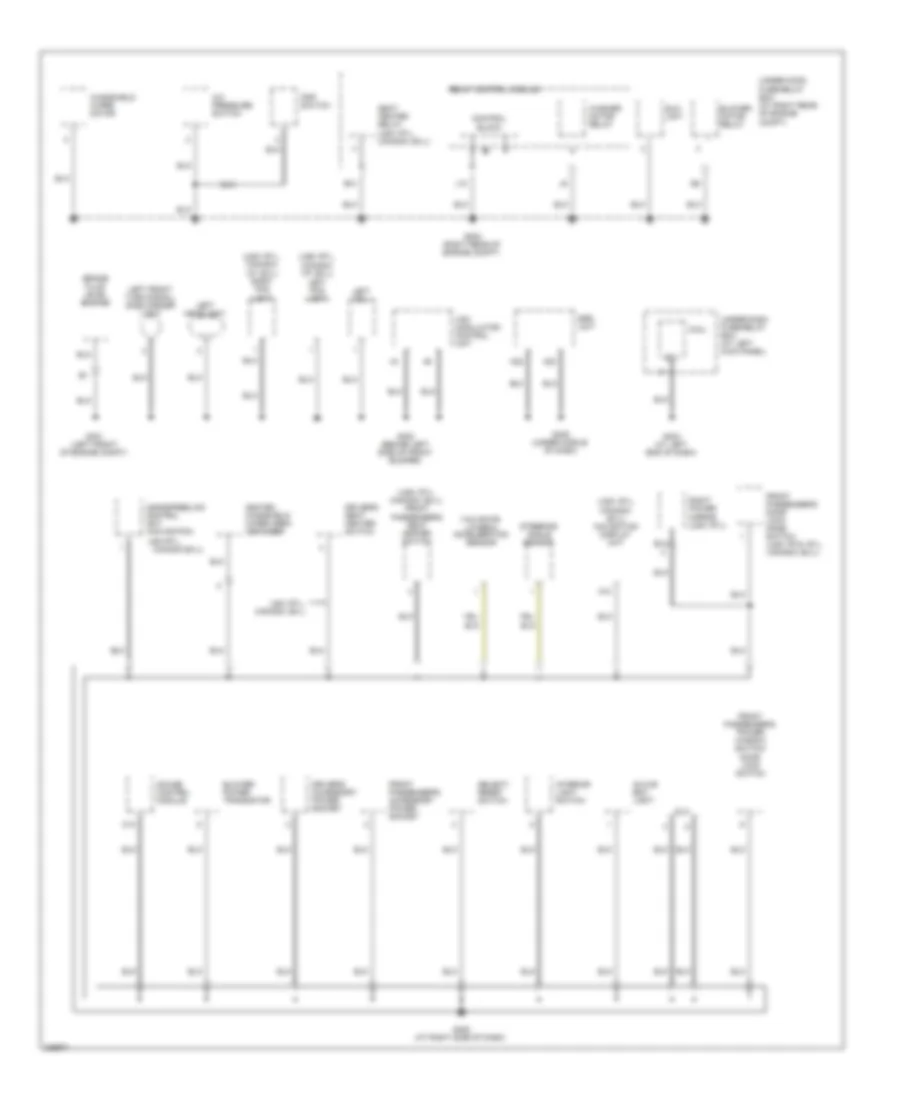 Ground Distribution Wiring Diagram 2 of 5 for Honda Ridgeline RTL 2011