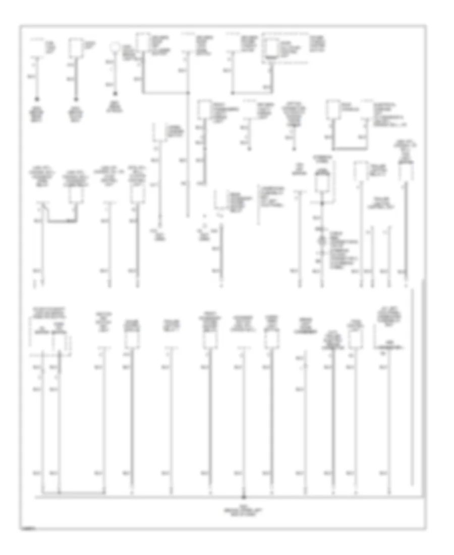 Ground Distribution Wiring Diagram 3 of 5 for Honda Ridgeline RTL 2011