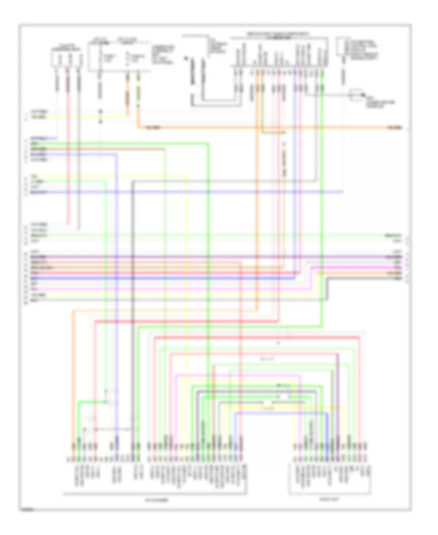 Radio Wiring Diagram, with Navigation (2 of 4) for Honda Ridgeline RTL 2011