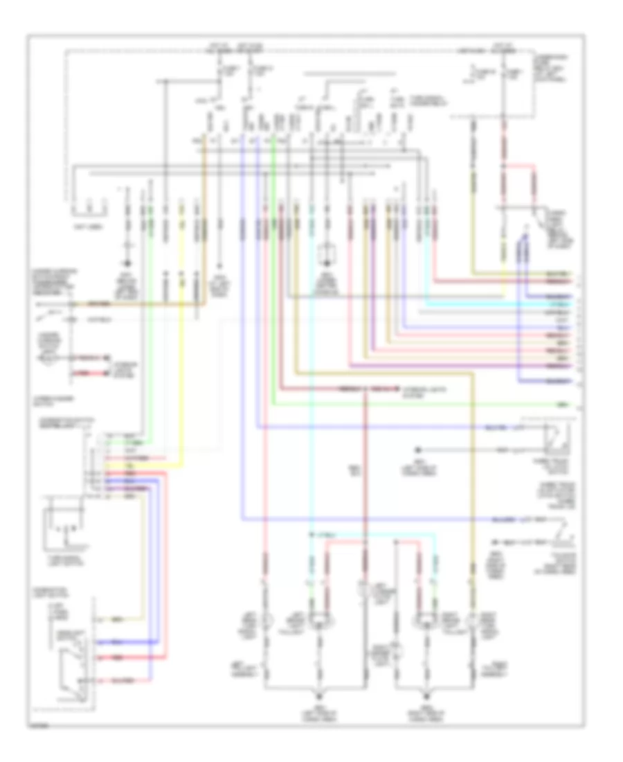 Exterior Lamps  Trailer Connector Wiring Diagram (1 of 3) for Honda Ridgeline RTS 2011