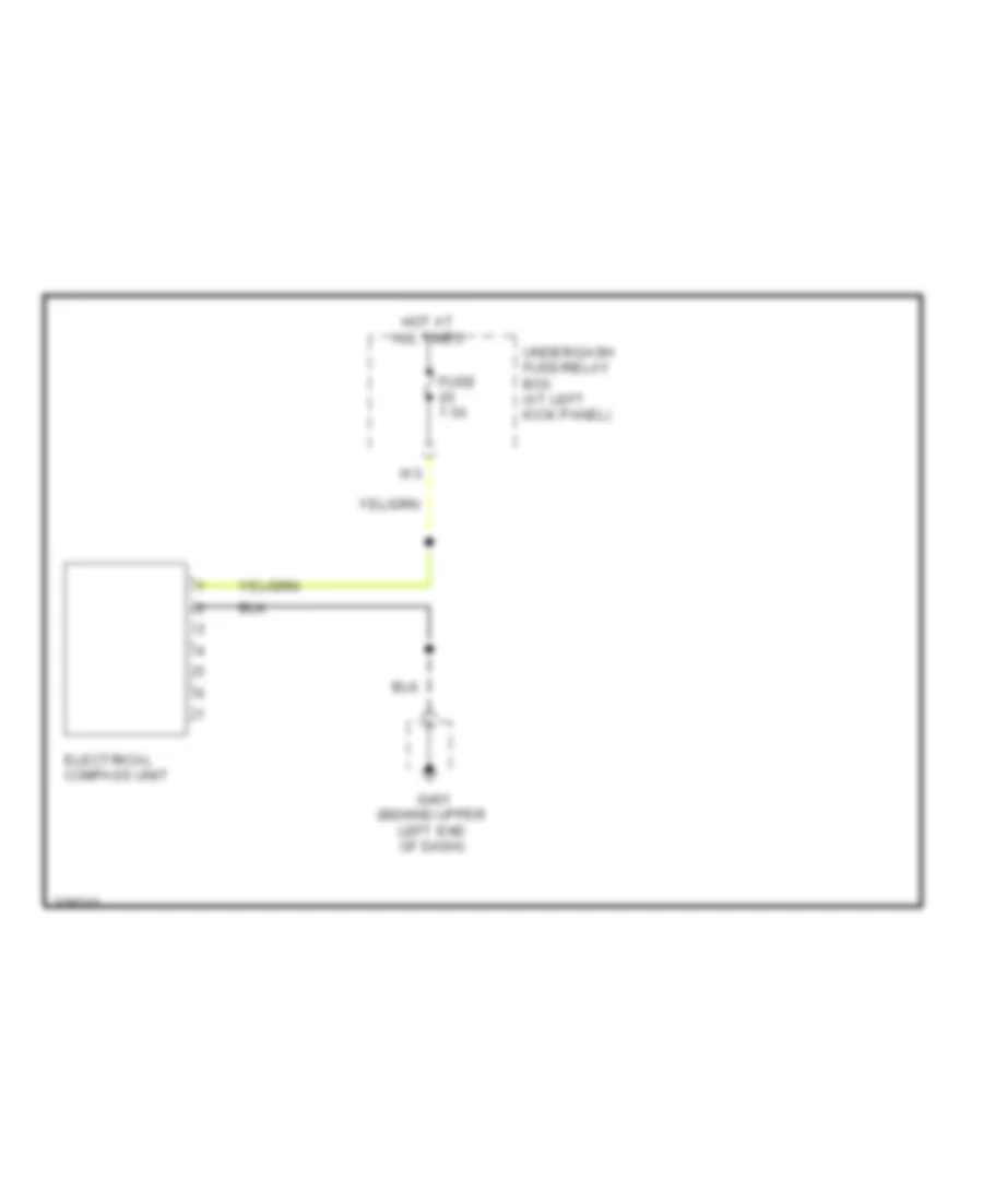 Compass Wiring Diagram for Honda Ridgeline RTS 2011