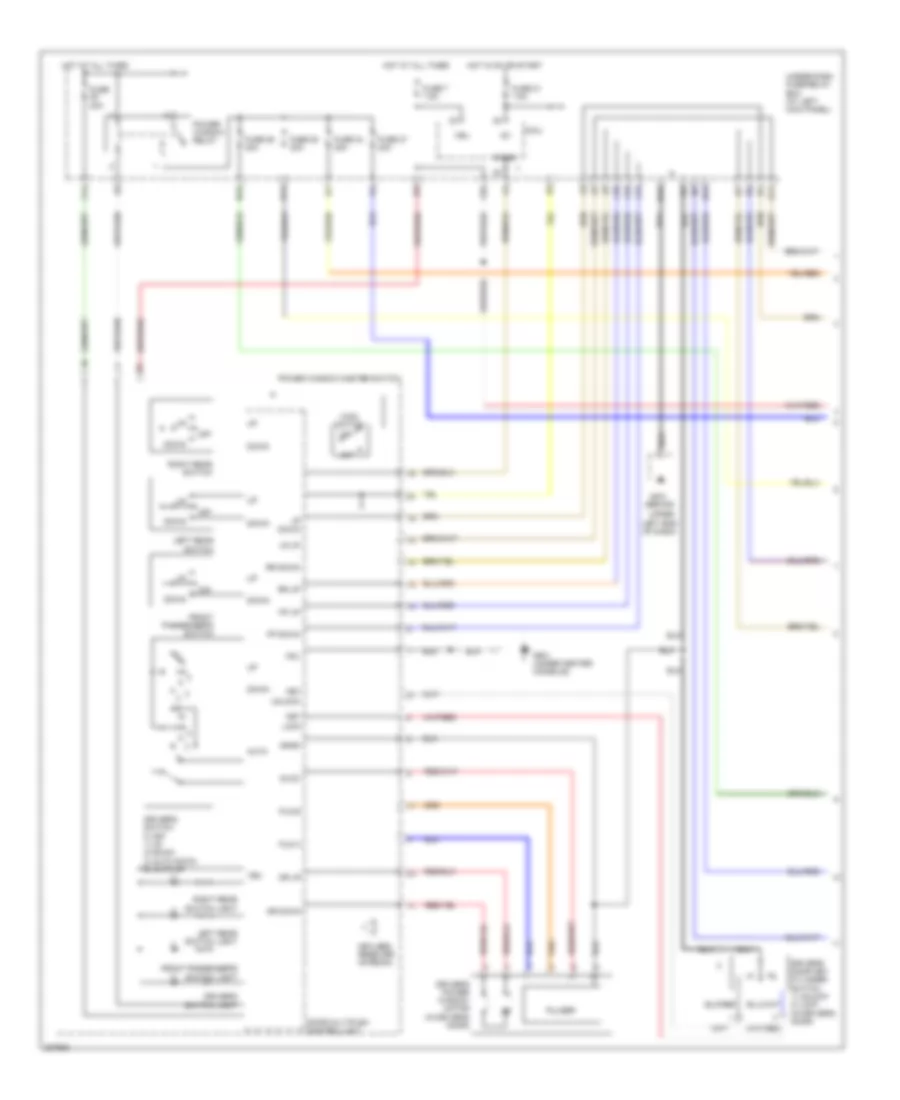 Power Windows Wiring Diagram 1 of 3 for Honda Ridgeline RTS 2011