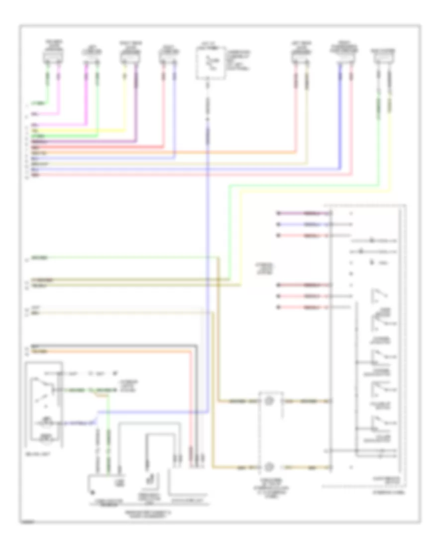Radio Wiring Diagram, without Navigation (2 of 2) for Honda Ridgeline RTS 2011