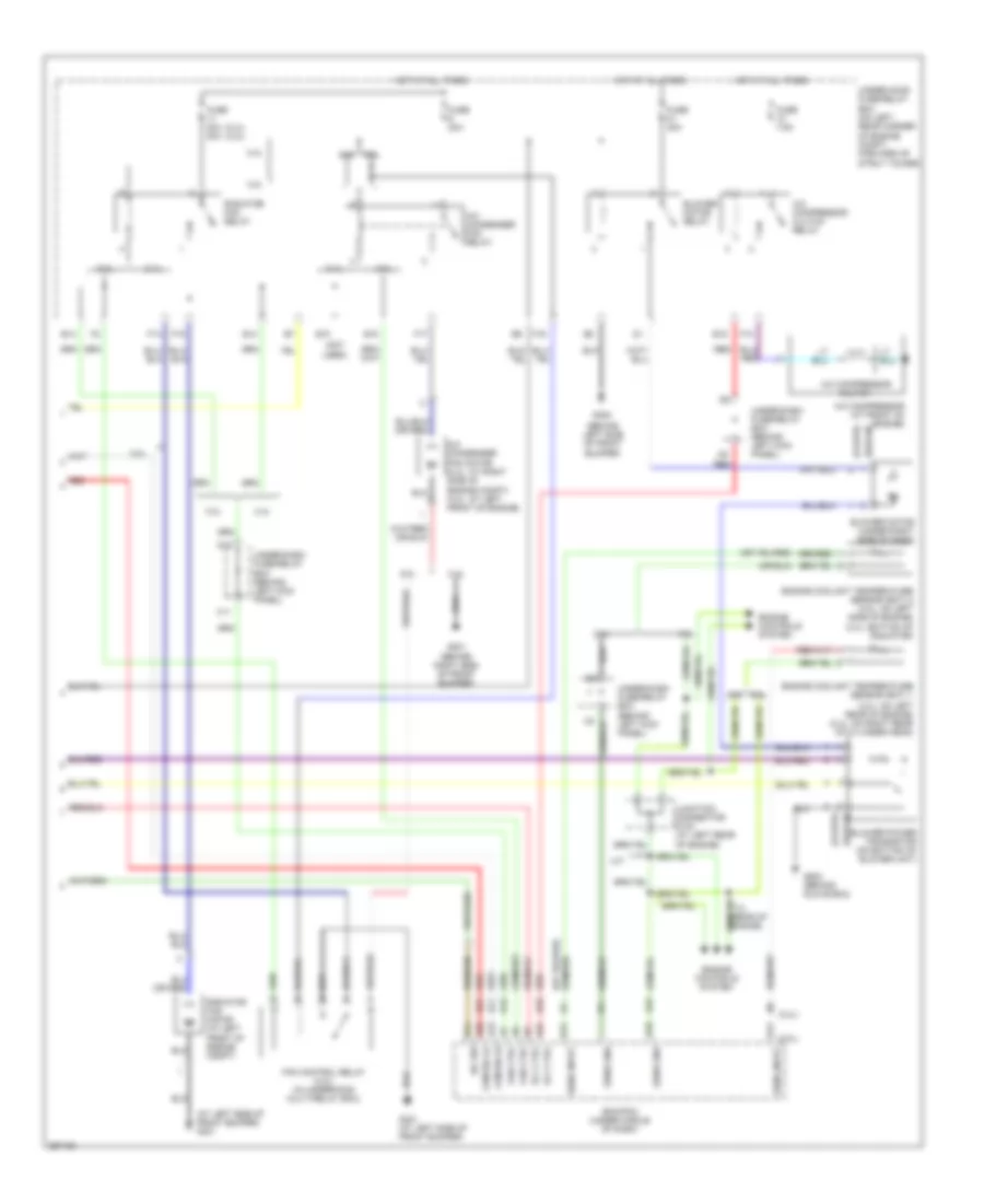 Manual A C Wiring Diagram 2 of 2 for Honda Accord LX 2007