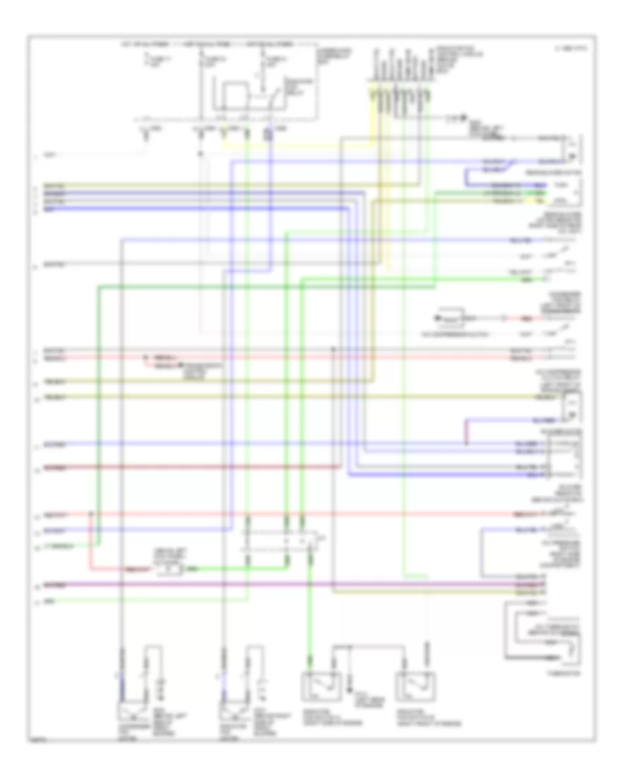 Air Conditioning Wiring Diagrams (2 of 2) for Honda Odyssey LX 1997