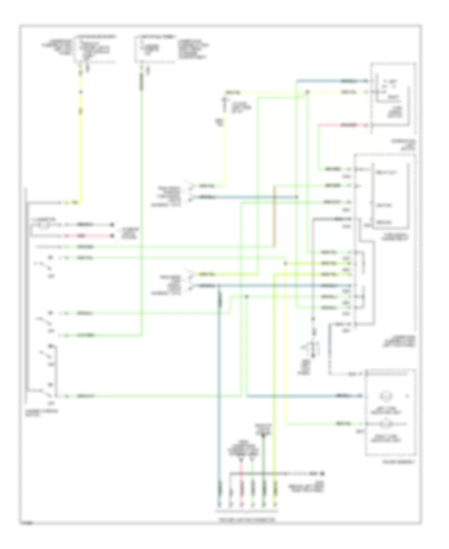 Exterior Lamps Wiring Diagram (2 of 2) for Honda Odyssey LX 1997