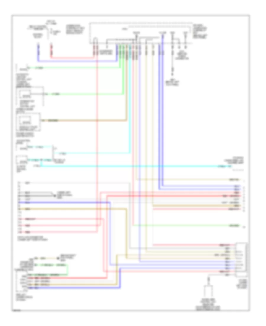 Computer Data Lines Wiring Diagram 1 of 2 for Honda Odyssey Touring 2008