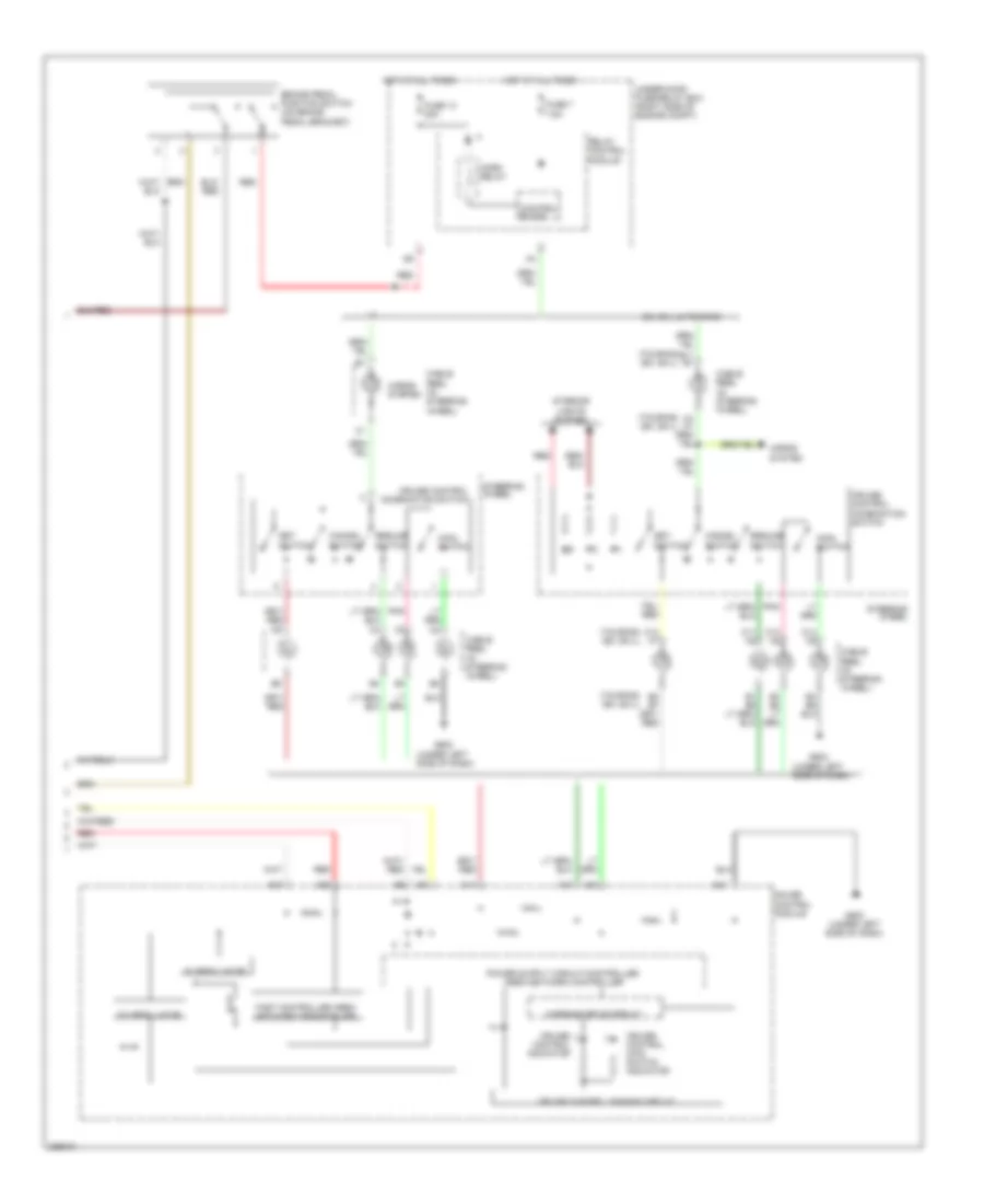 Cruise Control Wiring Diagram 2 of 2 for Honda Odyssey Touring 2008