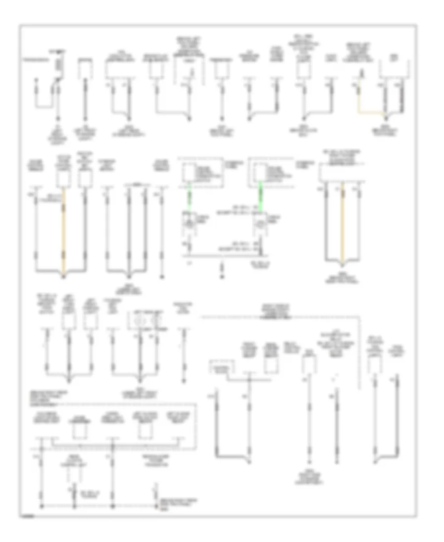 Ground Distribution Wiring Diagram 1 of 5 for Honda Odyssey Touring 2008