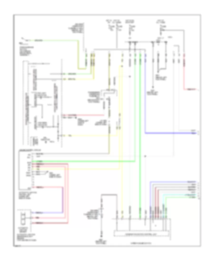 Headlights Wiring Diagram, Touring with DRL (1 of 2) for Honda Odyssey Touring 2008
