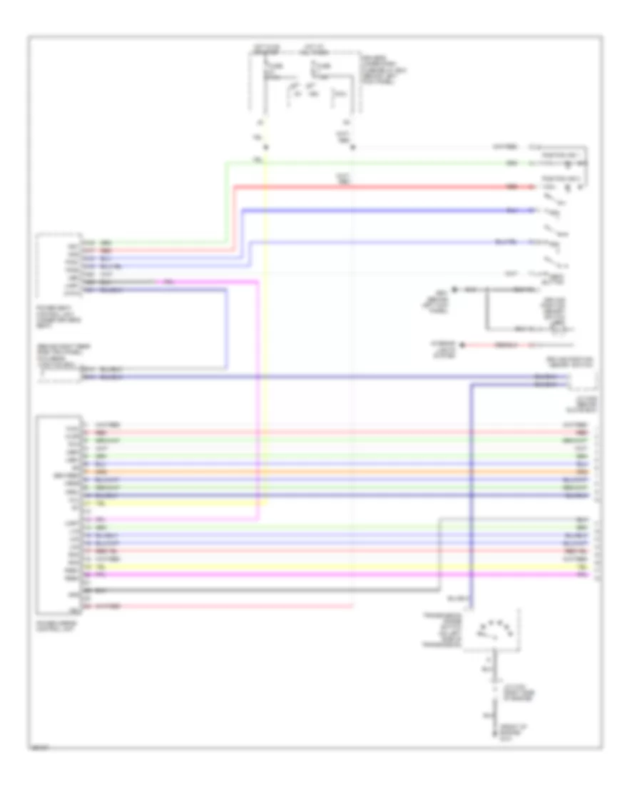 Memory Mirrors Wiring Diagram 1 of 2 for Honda Odyssey Touring 2008