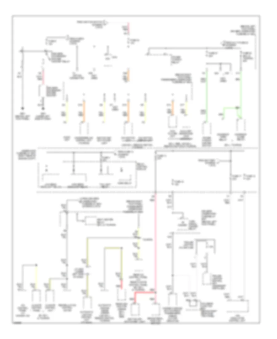 Power Distribution Wiring Diagram 5 of 6 for Honda Odyssey Touring 2008