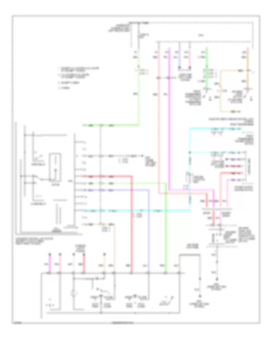 Power TopSunroof Wiring Diagram for Honda Accord LX 2014