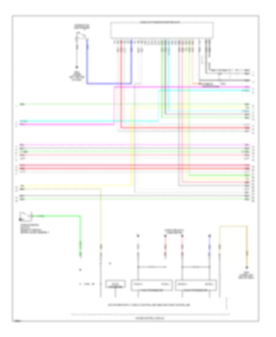 Base Radio Wiring Diagram, Hybrid (3 of 4) for Honda Accord LX 2014