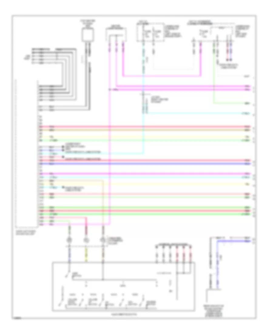 Premium Radio Wiring Diagram, Except Hybrid with Navigation (1 of 5) for Honda Accord LX 2014