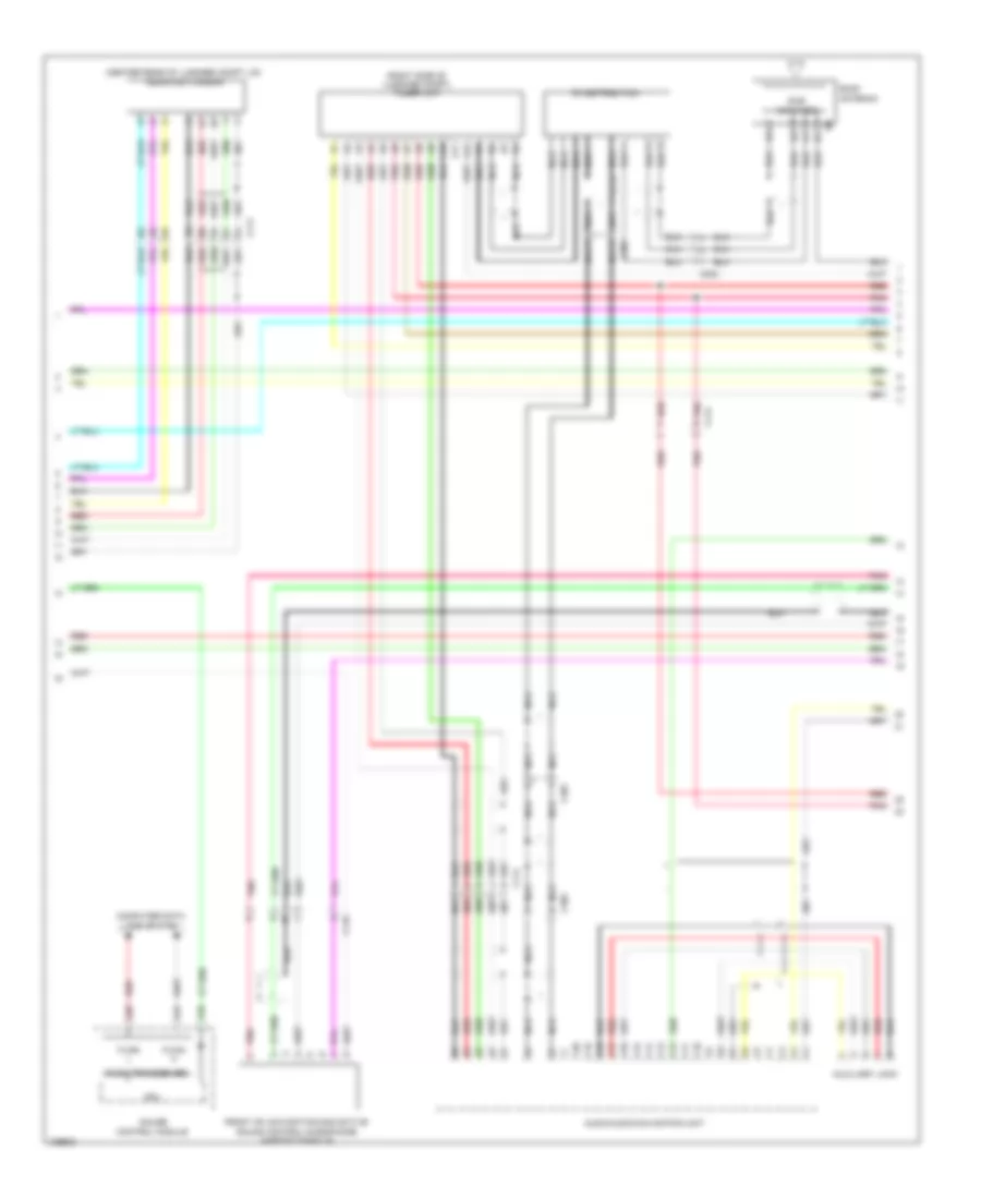 Premium Radio Wiring Diagram, Hybrid with Navigation (4 of 5) for Honda Accord LX 2014