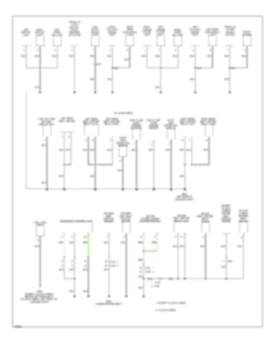 Ground Distribution Wiring Diagram Hybrid 3 of 6 for Honda Accord LX 2014