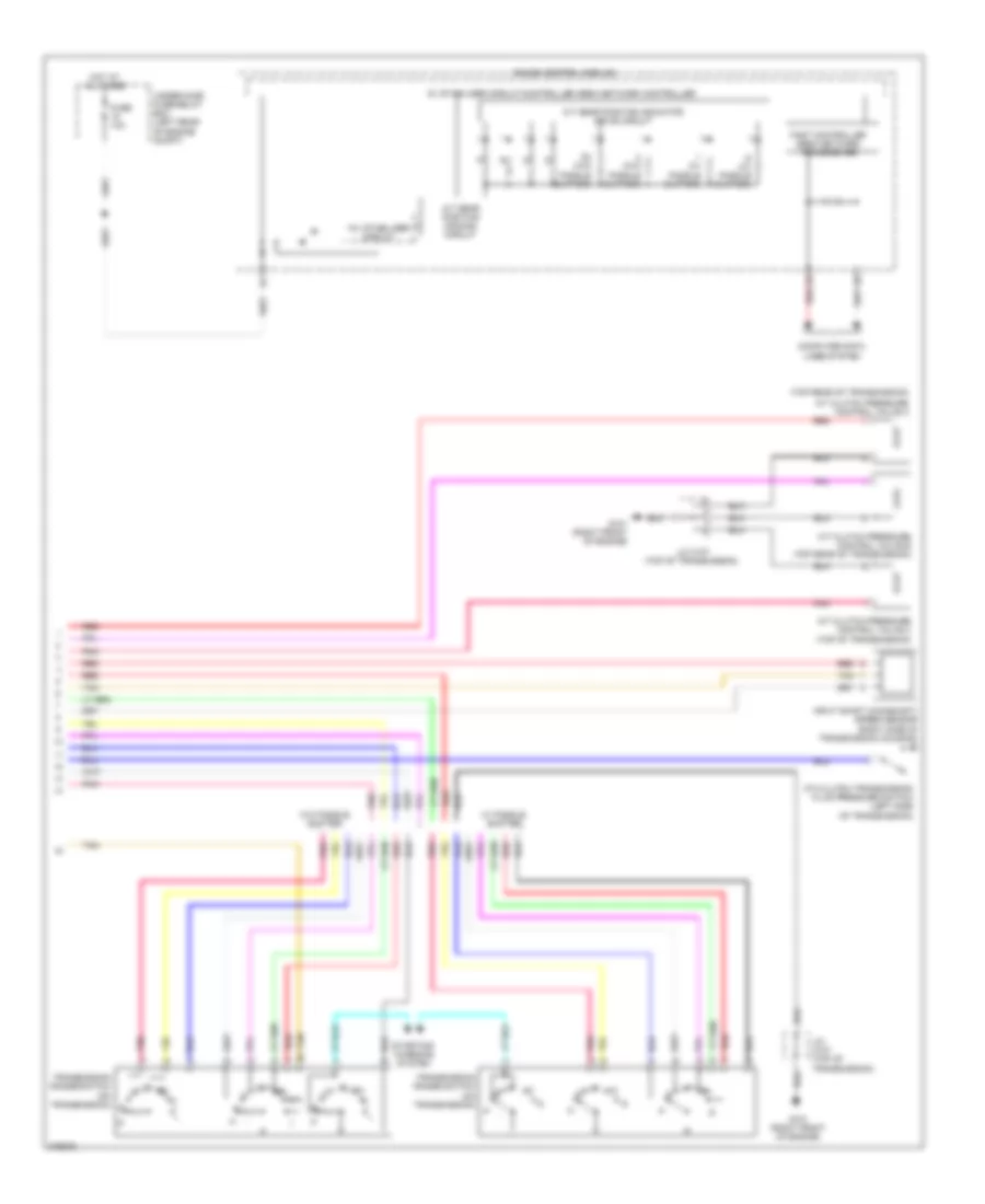 3.5L, Transmission Wiring Diagram (2 of 2) for Honda Accord EX 2012