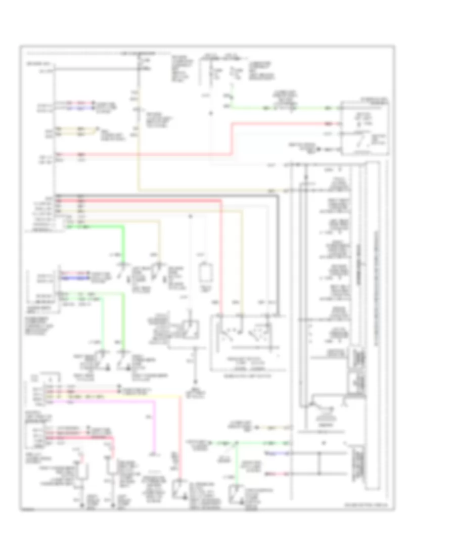 Chime Wiring Diagram for Honda Accord EX 2012