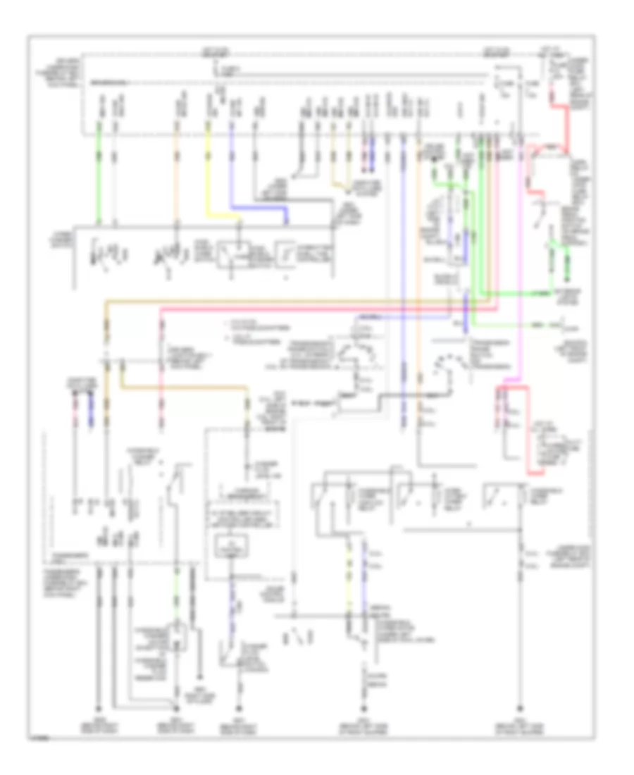 Wiper Washer Wiring Diagram for Honda Accord EX 2012