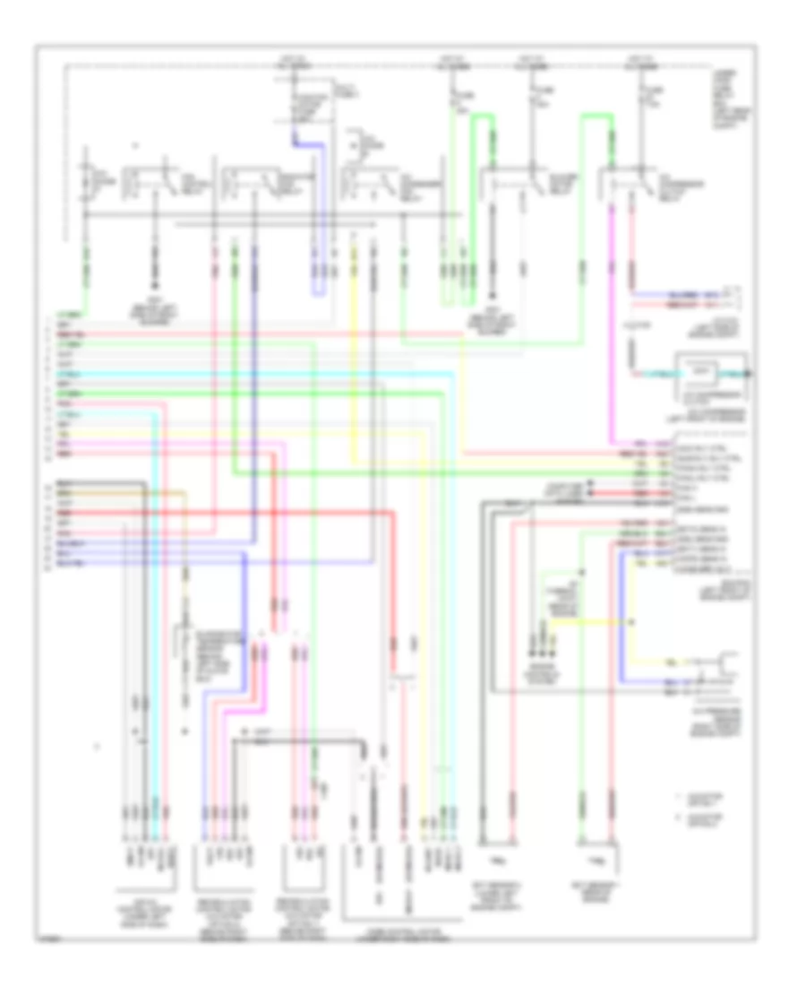 2.4L, Manual AC Wiring Diagram (2 of 2) for Honda Accord EX 2012