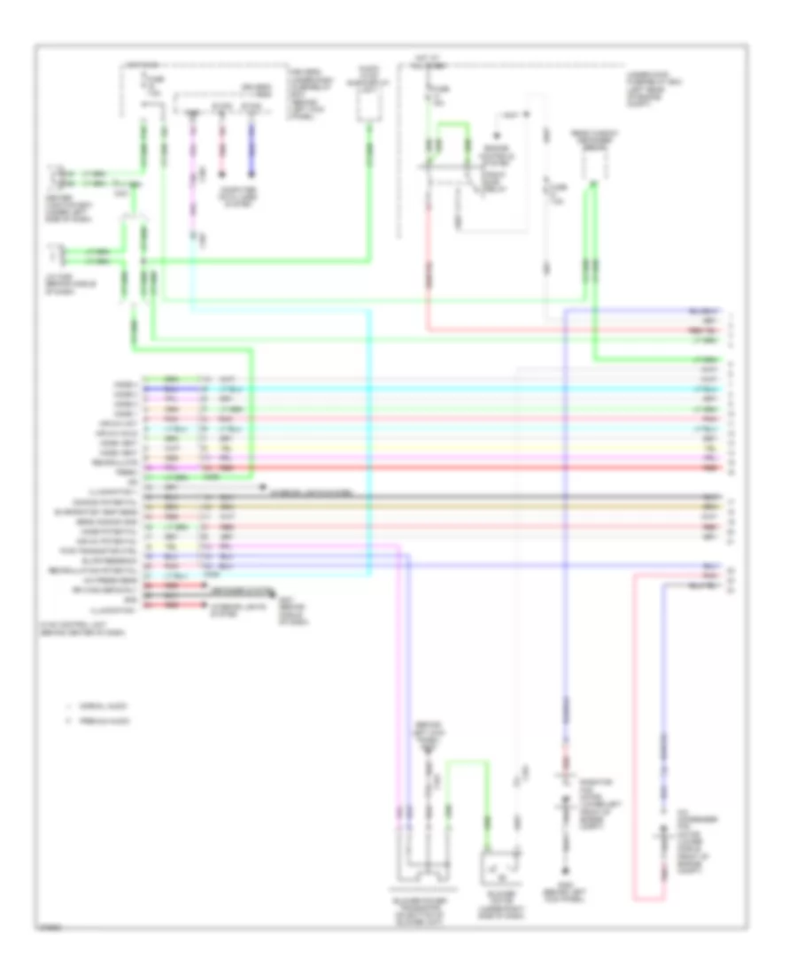 3.5L, Manual AC Wiring Diagram (1 of 2) for Honda Accord EX 2012