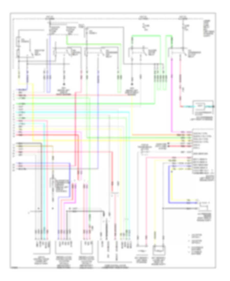 3.5L, Manual AC Wiring Diagram (2 of 2) for Honda Accord EX 2012