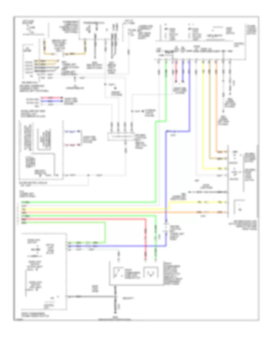 Forced Entry Wiring Diagram 3 of 3 for Honda Accord EX 2012