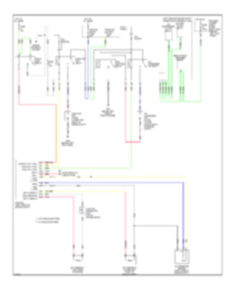 3.5L, Cooling Fan Wiring Diagram for Honda Accord EX 2012