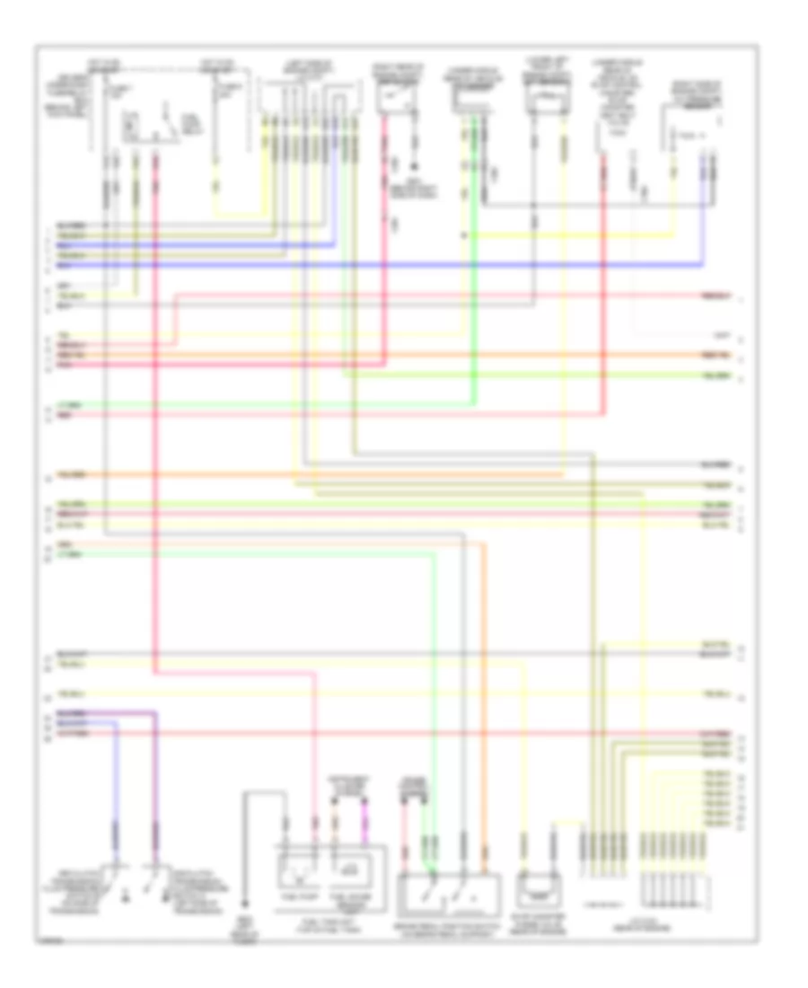 2.4L, Engine Performance Wiring Diagram (2 of 5) for Honda Accord EX 2012