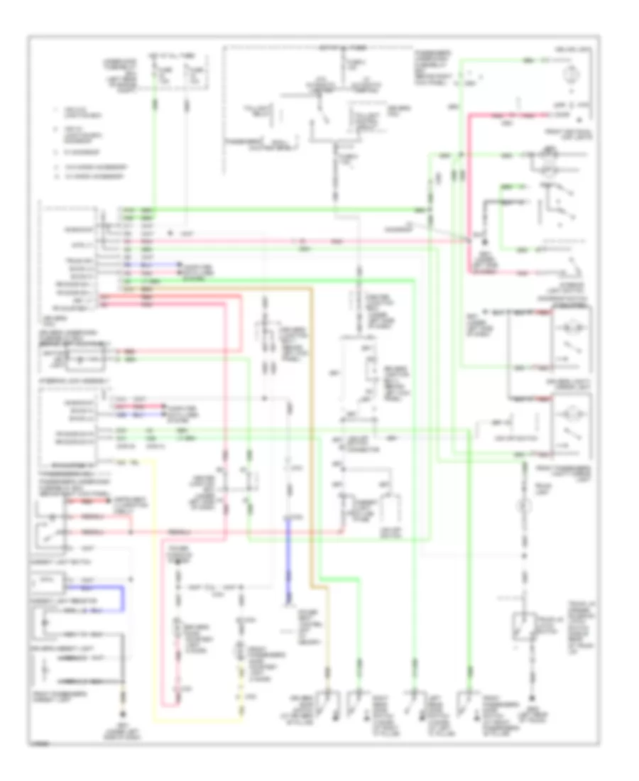 Courtesy Lamps Wiring Diagram for Honda Accord EX 2012