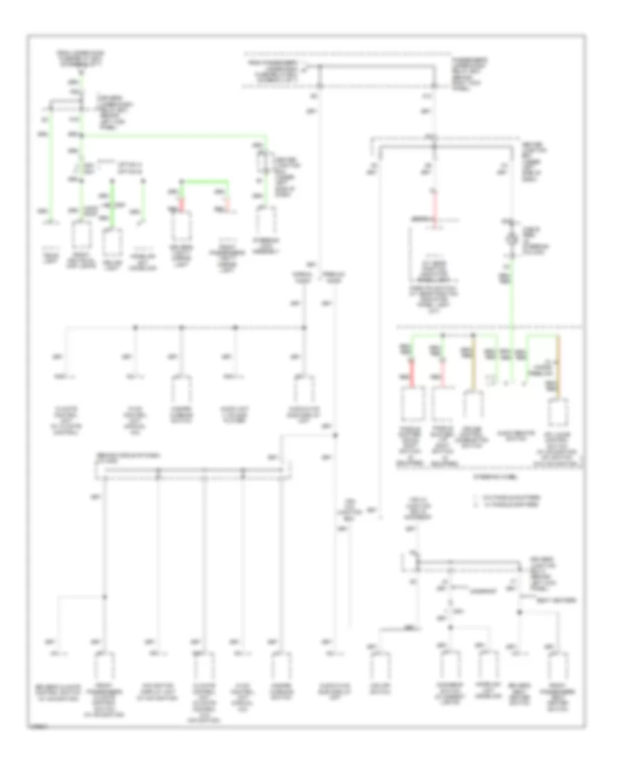 Power Distribution Wiring Diagram (5 of 7) for Honda Accord EX 2012