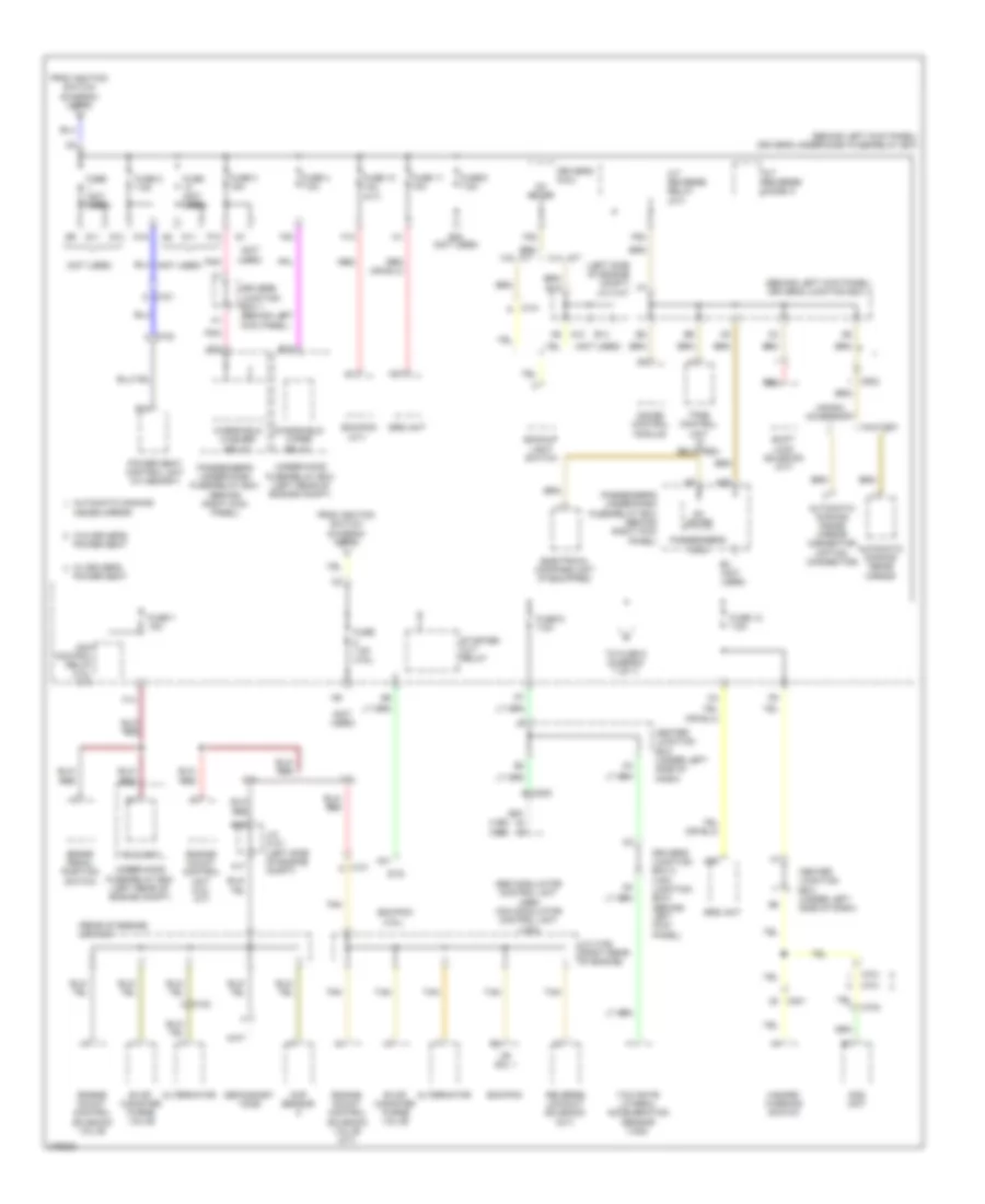 Power Distribution Wiring Diagram (6 of 7) for Honda Accord EX 2012