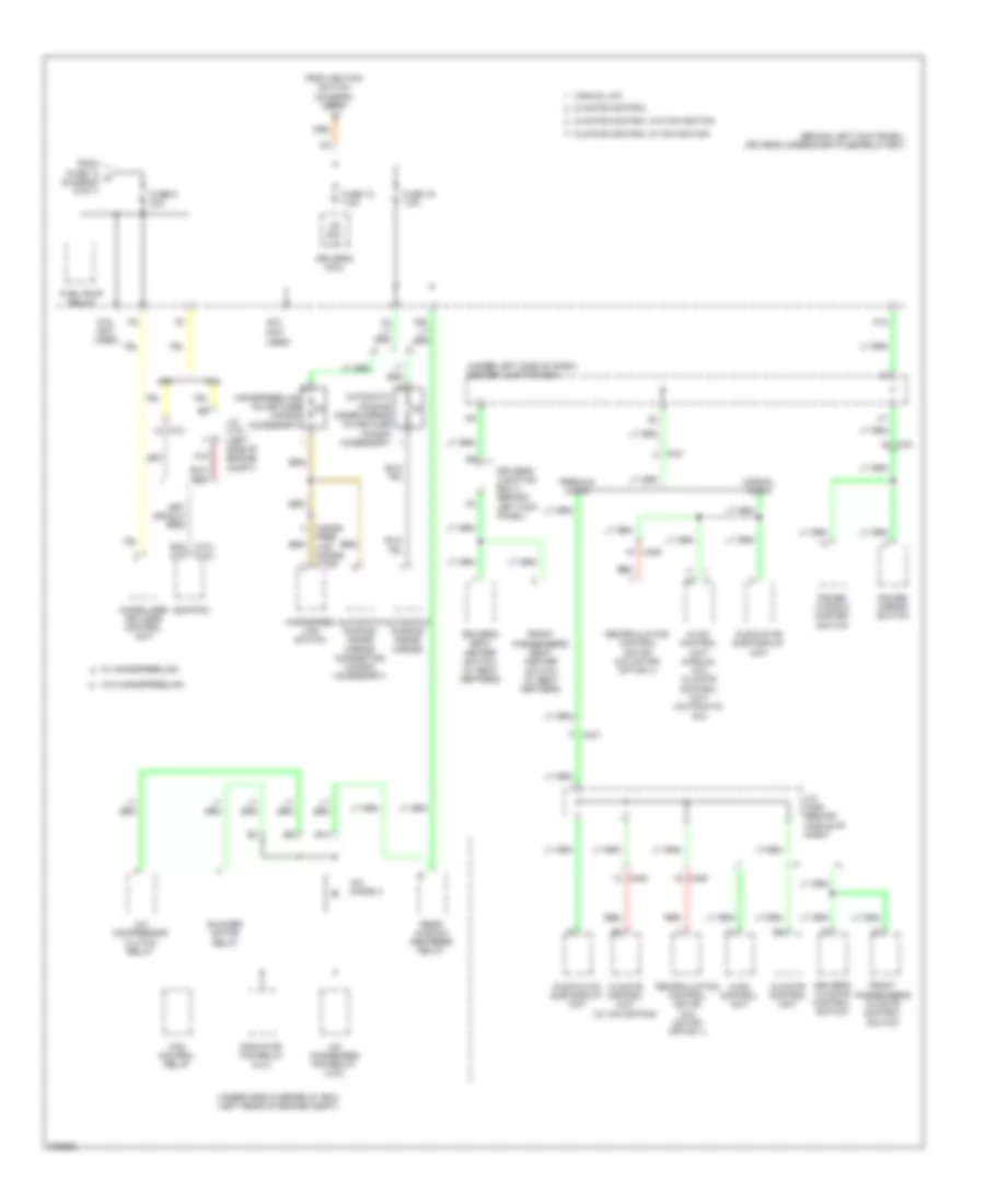 Power Distribution Wiring Diagram 7 of 7 for Honda Accord EX 2012