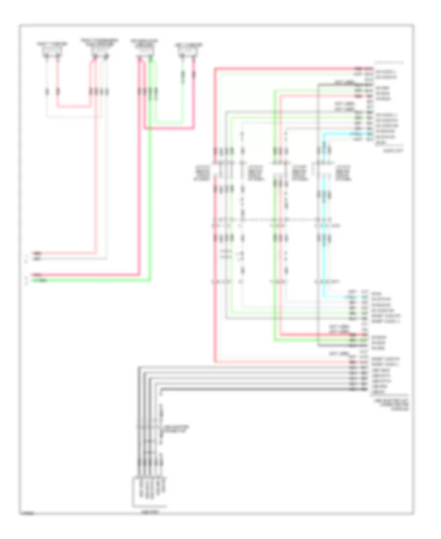 Base Radio Wiring Diagram (3 of 3) for Honda Accord EX 2012