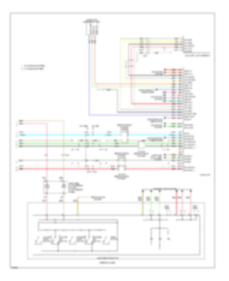 Premium Radio Wiring Diagram without Navigation 3 of 3 for Honda Accord EX 2012