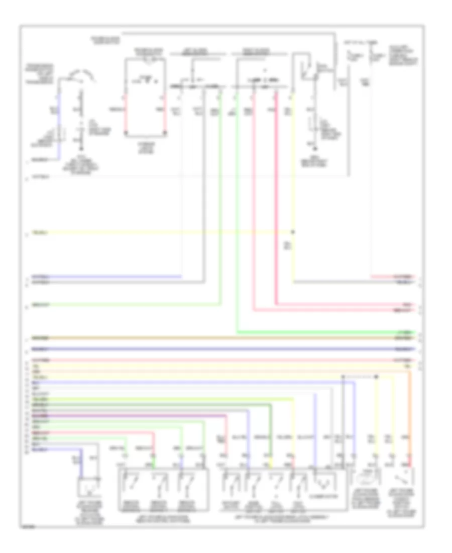 Power Sliding Door Wiring Diagram, Except LX (2 of 3) for Honda Odyssey Touring 2008