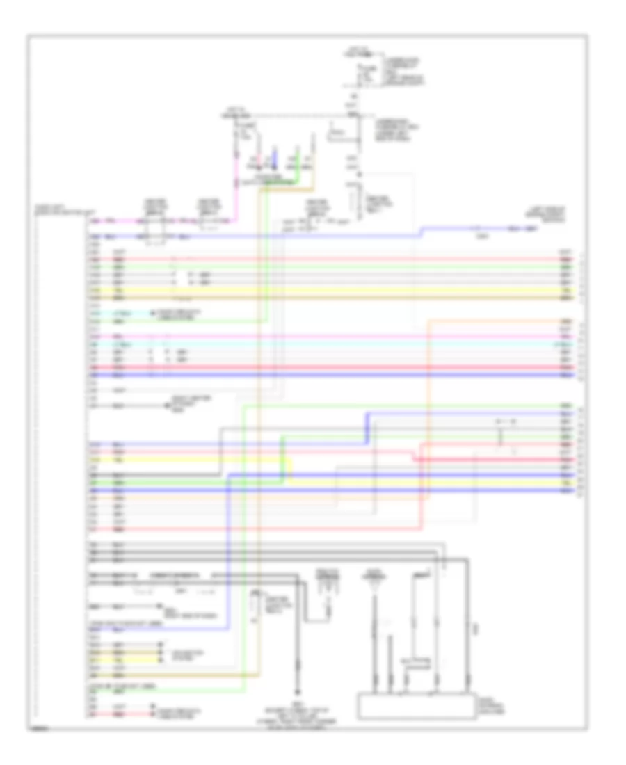 Premium Radio Wiring Diagram (1 of 4) for Honda Civic HF 2013