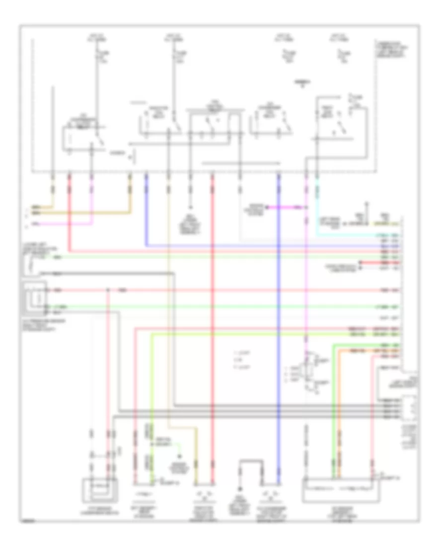 Manual A C Wiring Diagram 3 of 3 for Honda Civic HF 2013