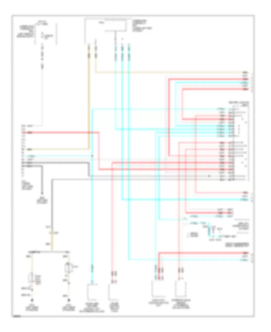 Data Link Connector Wiring Diagram, Except Hybrid (1 of 2) for Honda Civic HF 2013