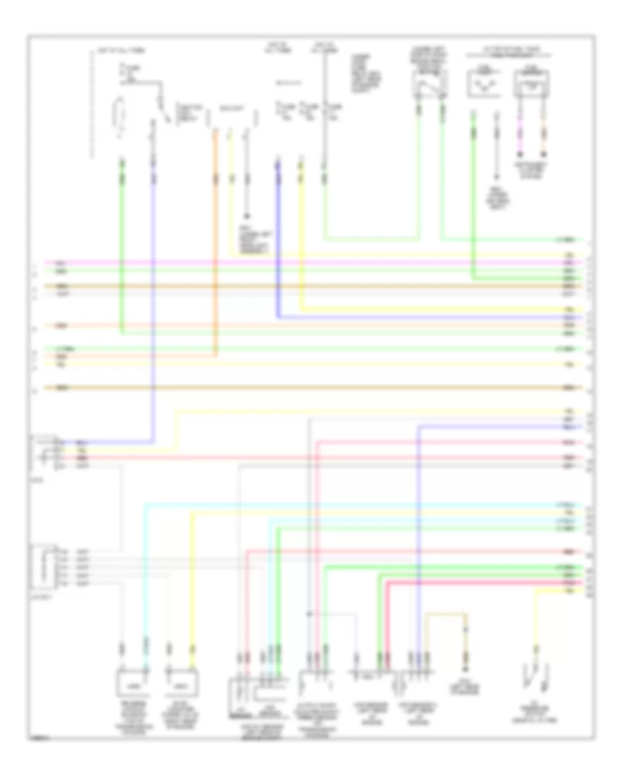 2.4L, Engine Performance Wiring Diagram (2 of 5) for Honda Civic HF 2013