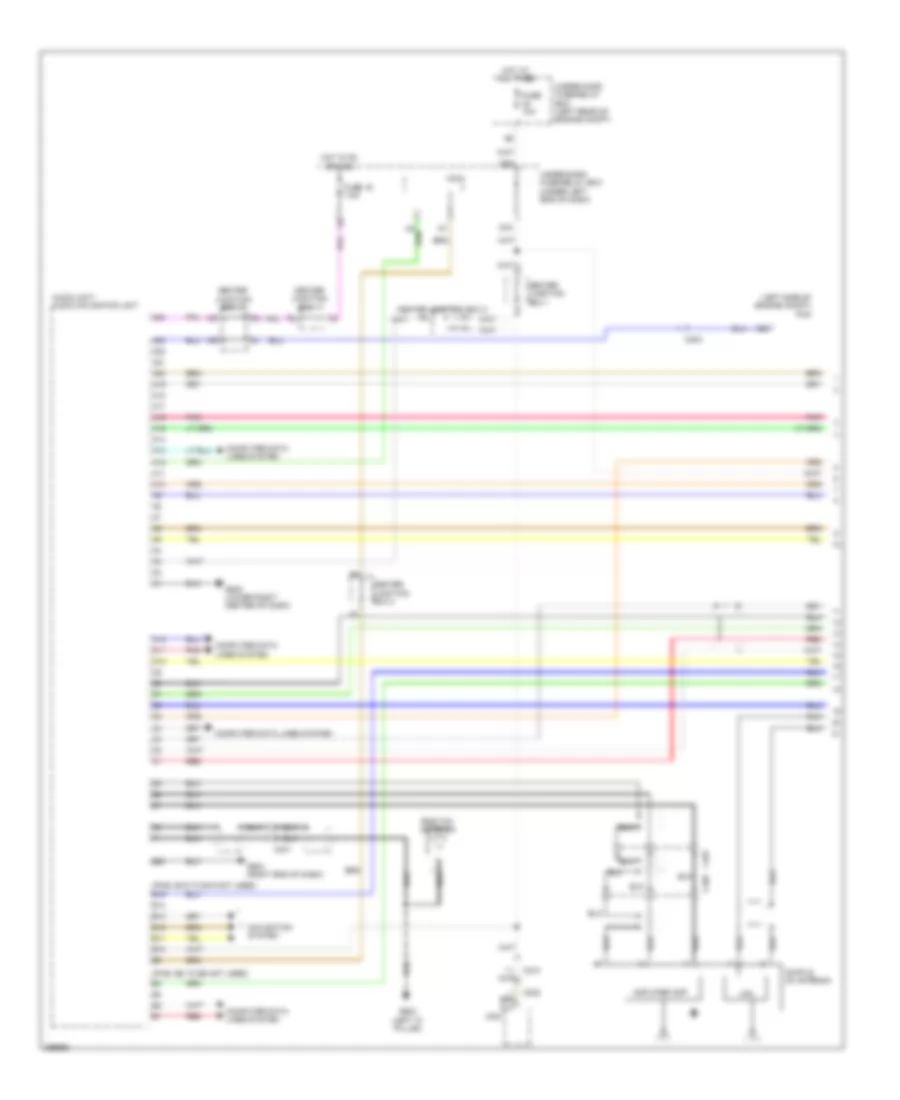 Navigation Wiring Diagram, Hybrid Base (1 of 4) for Honda Civic HF 2013