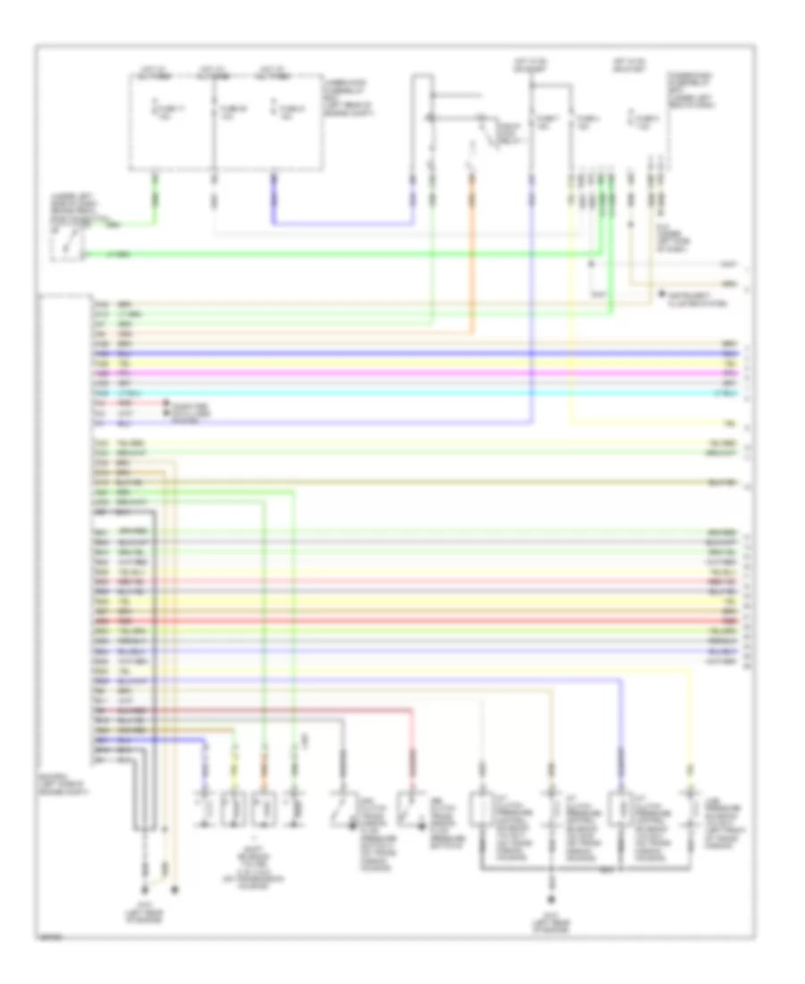 Transmission Wiring Diagram Except Hybrid 1 of 2 for Honda Civic HF 2013