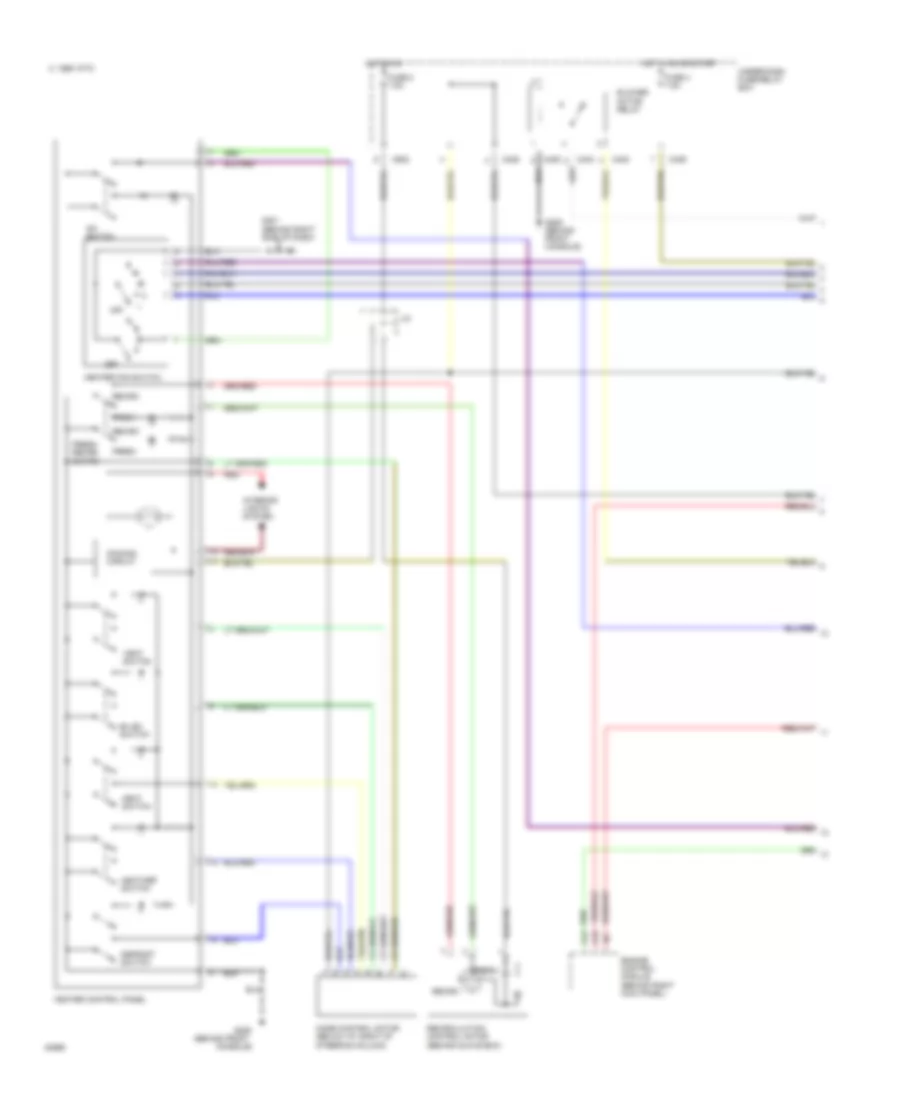 A C Wiring Diagram 1 of 2 for Honda Accord EX 1994
