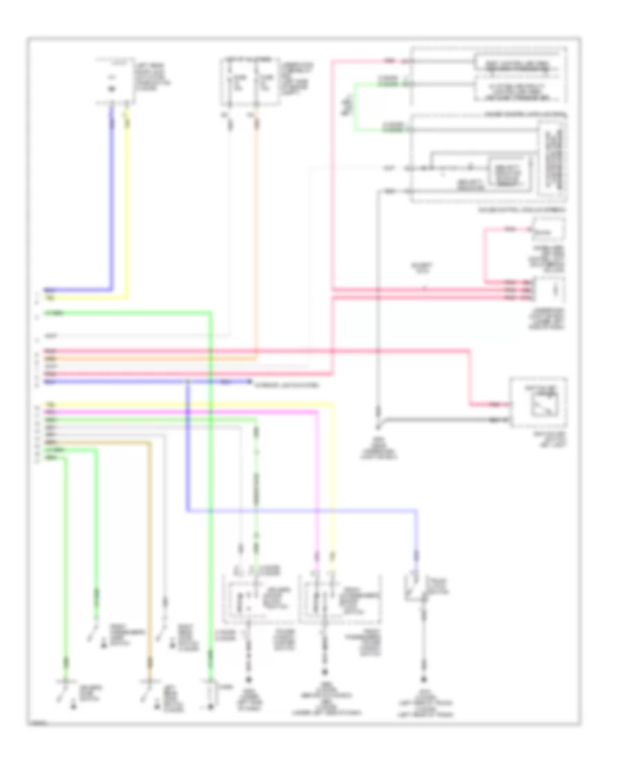 Forced Entry Wiring Diagram Except Hybrid Canada 2 of 2 for Honda Civic DX 2007
