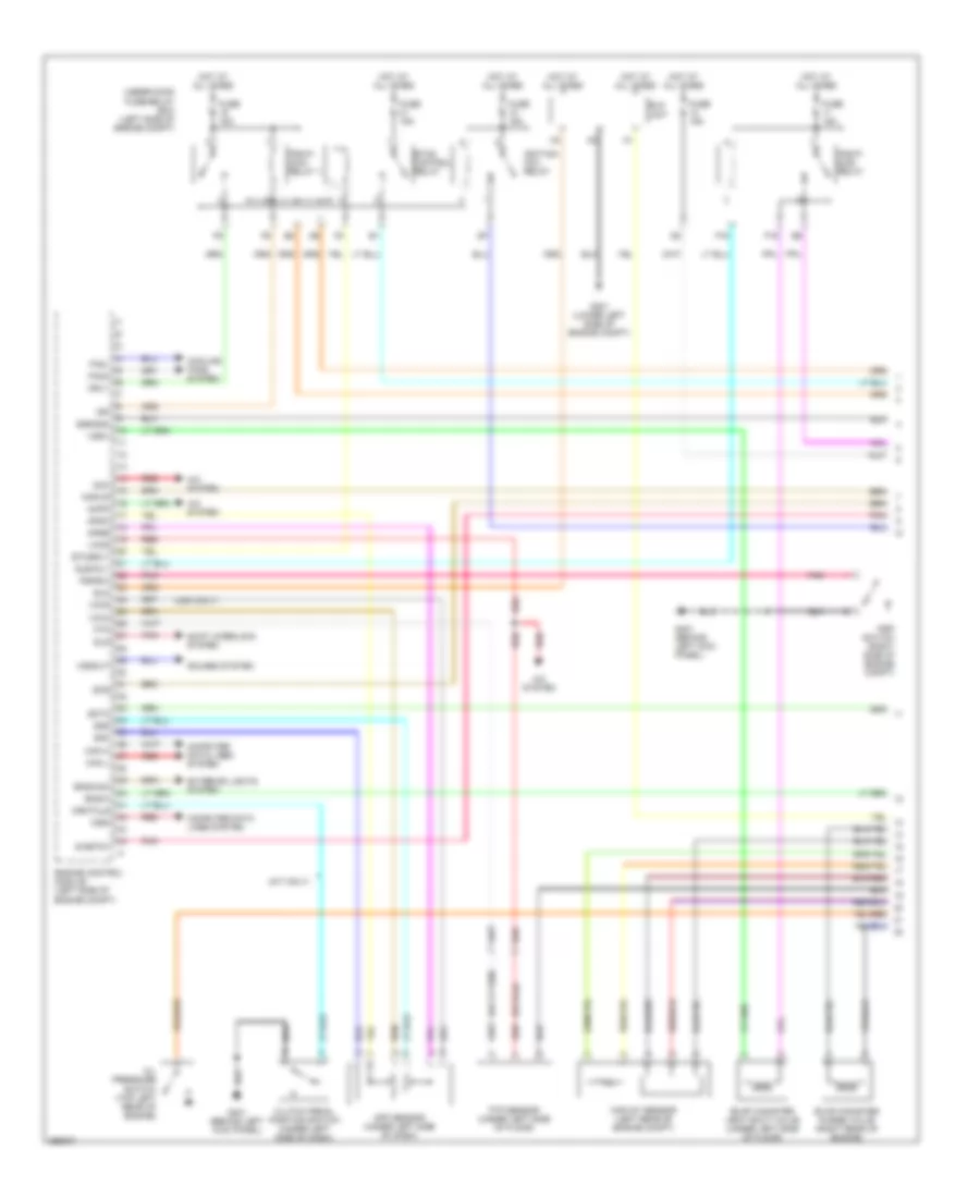 1.8L, Engine Performance Wiring Diagram (1 of 5) for Honda Civic DX 2007