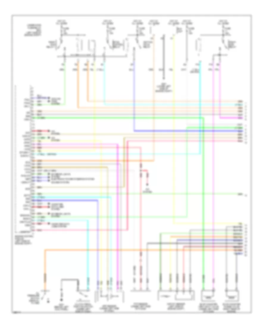 2.0L, Engine Performance Wiring Diagram (1 of 3) for Honda Civic DX 2007